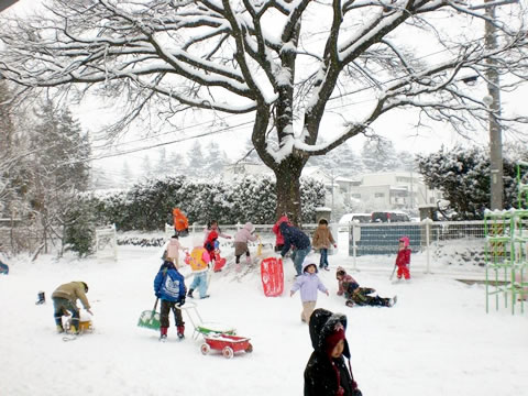 雪あそび