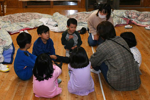 キャンプ~夜の幼稚園編~07